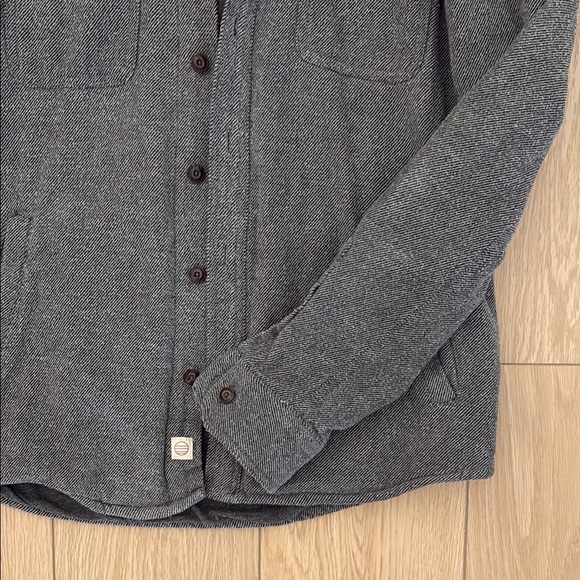 Marine Layer Gray Button-Up Shacket - Picture 4 of 5